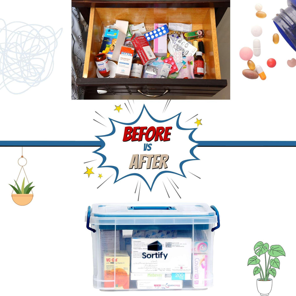 Before and After Medicine Cabinet
